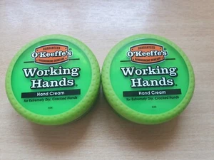 O'KEEFFE'S WORKING HANDS 96g JARS X2 STUNNING JUST £16.29 WOW & FREE POSTAGE