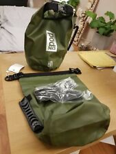 PodSacs Dry Pack 5L Duffle bag, Dry Bag, Olive Green with handle and strap