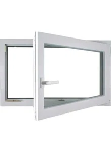 Meeth Kellerfenster 80 x 40 cm DIN rechts 1 Flügelig Dreh-Kipp weiß - Bild 1 von 1