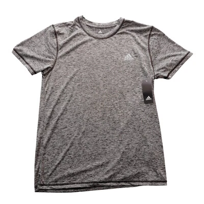 Adidas tech tee golf Men M/black+gray blend/logo/short sleeves - Image 1 of 4