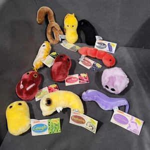 Lot Of 11 Giant Microbes Plush Educational Toys Disease Sickness 9 W/ Tags - Picture 1 of 12