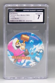 1985 Amada CGC 7 Nintendo ICE CLIMBER Famicom MARU MENKO Smash Bros POP 1 card