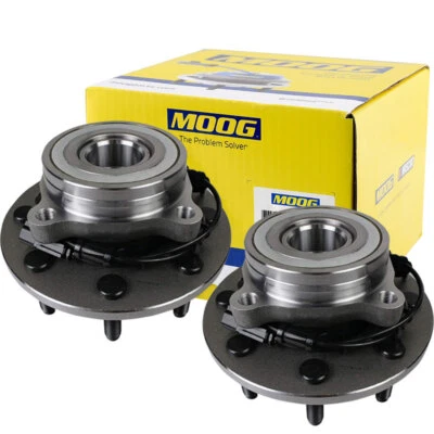 Buje de cojinete de rueda delantera MOOG 2 piezas para Dodge Ram 1500 2500 2006-2008 4x4 8 tacos Foto 1 de 4