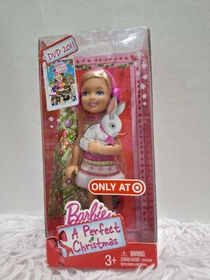 Muñeca Chelsea Barbie A Perfect Christmas 2011 Target exclusiva nueva sin abrir Foto 1 de 4