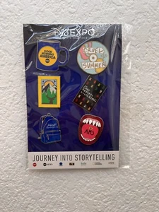 Disney D23 Expo 2022 Journey Into Storytelling 6 Pin Set ABC Hulu FX ONYX - Picture 1 of 2