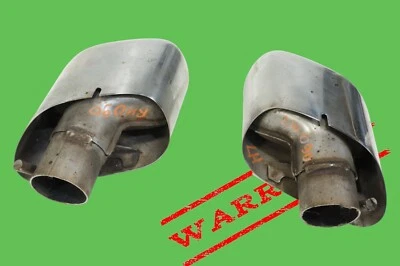 Jaguar XF 2009-2011 4,2 L V8 izquierda derecha escape silenciador punta tubo de escape sección corte Foto 1 de 4