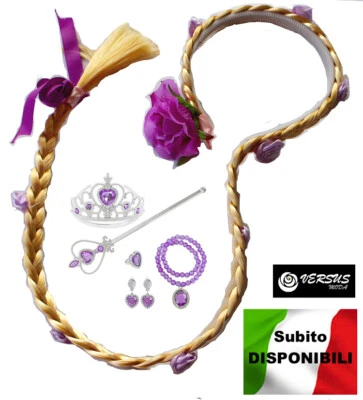 Rapunzel Braid Carnival Cosplay Tangled Accessories Braid Wig Rpztrc PCSACS2 - Image 1 of 4