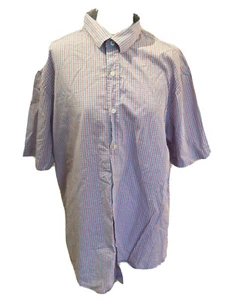 Blazer Short Sleeved Cotton Check Shirt U.K. Large T5151 - Picture 1 of 5