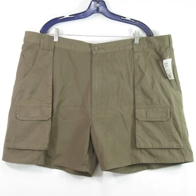 Bermuda Woolrich Trek Hiker Cargo Olive Earth Marrom Ajuste Básico 44 Cintura 6 Bolsos  - Imagem 1 de 4