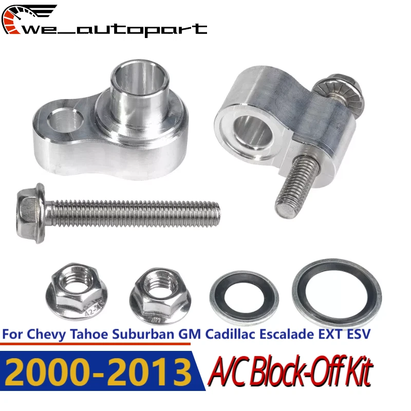 Rear Air A/C Block-Off Kit For Chevy Tahoe Suburban Cadillac Escalade EXT ESV US Foto 1 de 4