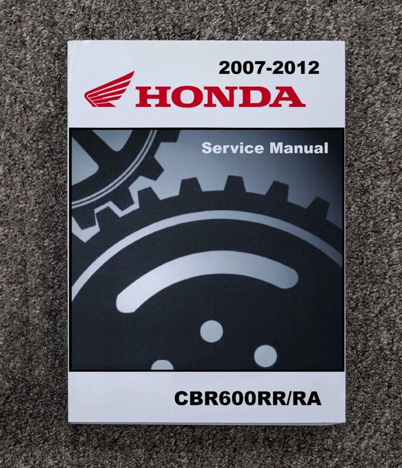 2010-2012 Honda CBR600RR CBR600RA Motorcycle Shop Service Repair Manual 2011 - Imagem 1 de 1