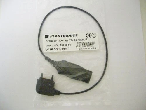 Plantronics MO300-E2 Cable QD to e2 for Sony Ericsson K300 K500 K600 K700 & V600 - Image 1 of 1