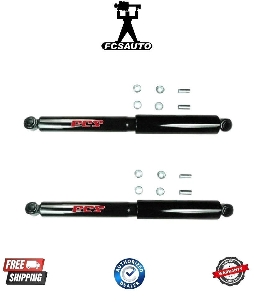 Juego de 2 amortiguadores traseros izquierdo y derecho FCS para Jeep Cherokee 1976-1983 Foto 1 de 1