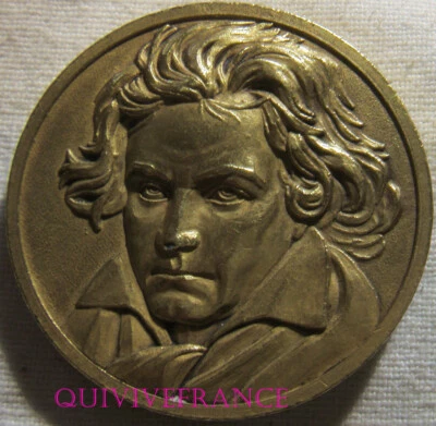 MED12151 - MEDAILLE LUDWIG VAN BEETHOVEN - CLUB DU DISQUE CLASSIQUE - Photo 1/2