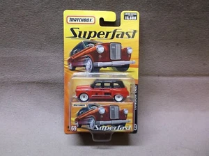MATCHBOX 2005 #69 SUPERFAST RED LONDON TAXI CAB VINTAGE ENGLISH AUSTIN - Picture 1 of 3