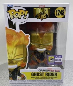 Funko Pop Ghost Rider #1248 SDCC Exclusive Marvel Midnight Suns Gamer Verse - Picture 1 of 6