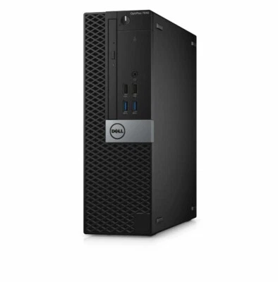Dell OptiPlex SFF Fast i7 6th Gen 32GB DDR4 RAM 256GB NVME+500GB HDD Win 11 Pro - Image 1 of 4