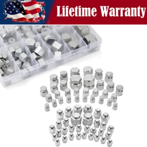 144 PC JIC & ORFS Master Industrial Hydraulic Cap & Plug Hose Tube & Pipe - Picture 1 of 15