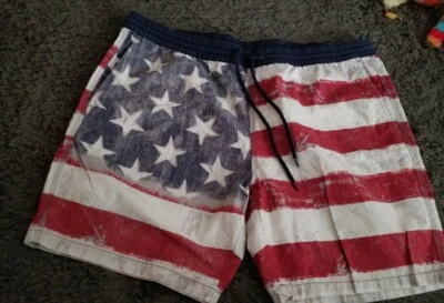 Bañador Hombre XL 40/42 Mossimo Flag Estrellas Rayas~ Foto 1 de 4