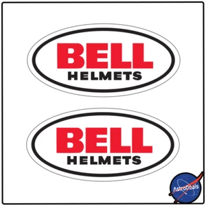 Bell Helmets Logo Aufkleber 2 Vinyl Decal Sticker Auto Motor Grafik - Bild 1 von 1