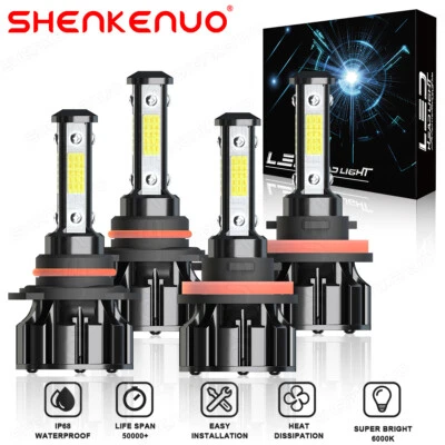 For Ford Transit 150 250 350 2015-2019 Combo 9005 H11 LED Headlight Bulbs 6000K - Image 1 of 4