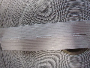 (1,20 €/m) 50 m banda de goma ojal ancho 2,5 cm blanco (2,5 klgw - Imagen 1 de 1