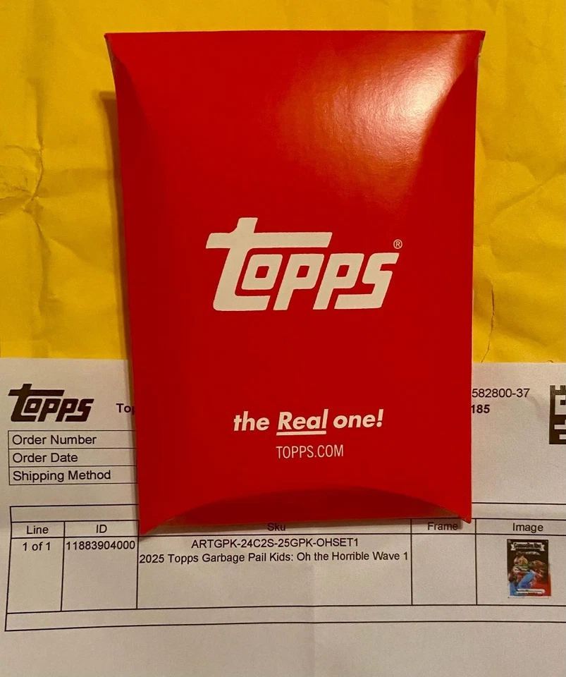 2025 Topps Garbage Pail Kids Oh-the Horrible Wave 1 *без поиска и в заводской упаковке - Изображение 1 из 4