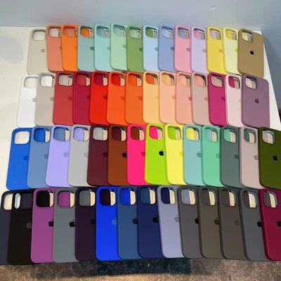 COVER in silicone per iPhone16 15 13 11 14 12 Pro Max. Vari colori disponibili. - Image 1 of 4