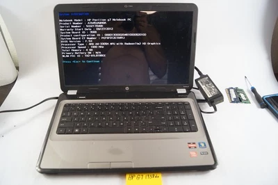 HP Pavilion G7-1358DX 17.25" 4 GB Mem 1.9 GHz NO HD No Battery WORKING PoR C151 - Image 1 of 4