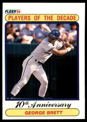 Fleer George Brett Kansas City Royals 1990 #621 Foto 1 de 2