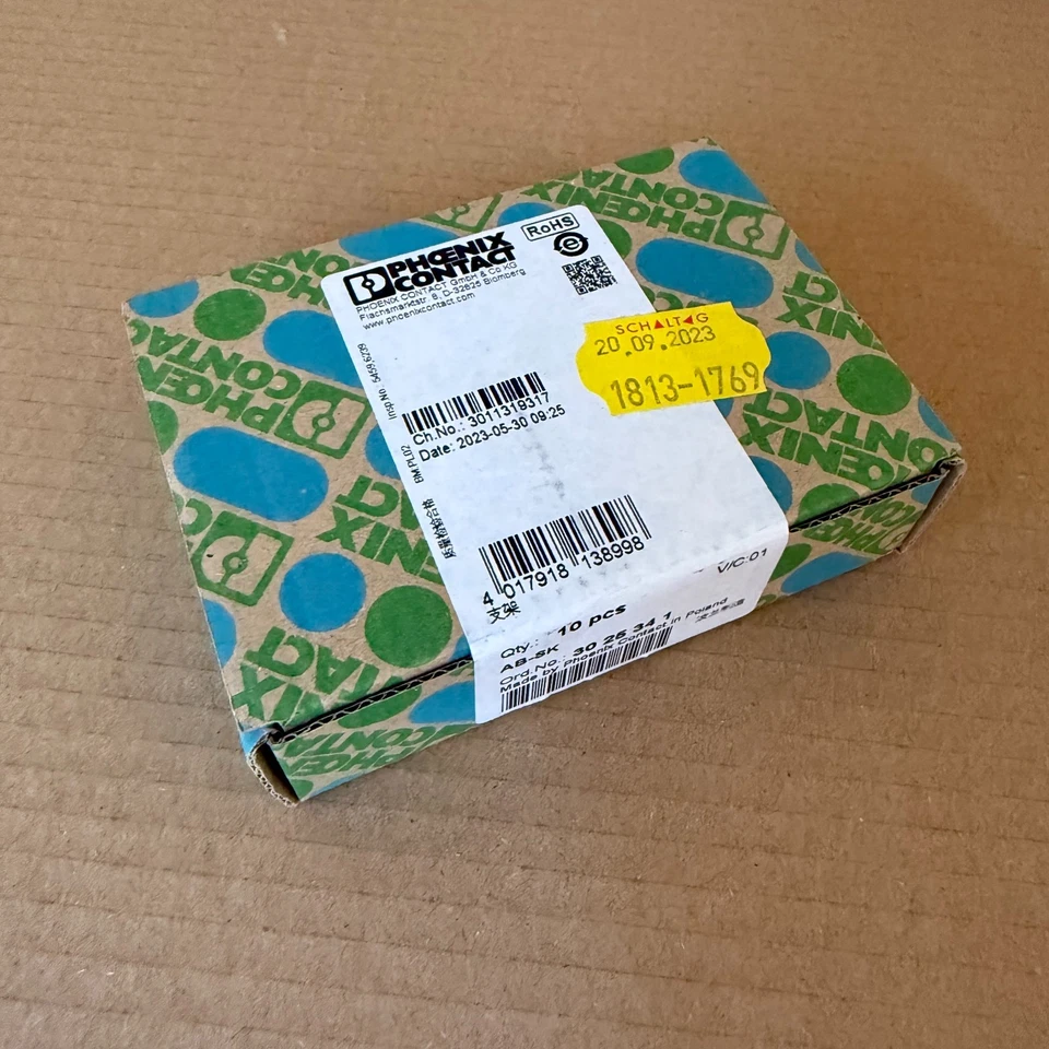 10x Phoenix Contact AB-SK Ord.No.: 30 25 34 1 Sammelschienen-Auflagebock - Bild 1 von 1