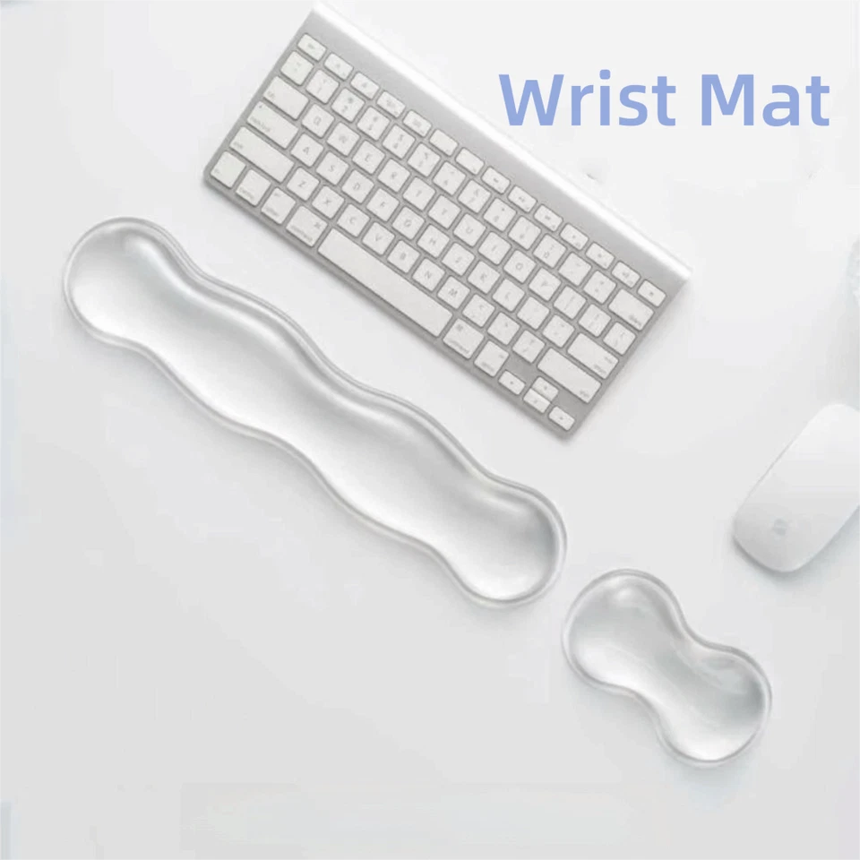 with Wrist Rest Mouse Pad Anti Slip Mouse Wrist Mat  Office Use - Image 1 of 4