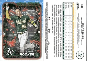 ⚾️ 2024 Topps Holiday - Brent Rooker A's #H41 - Bild 1 von 1