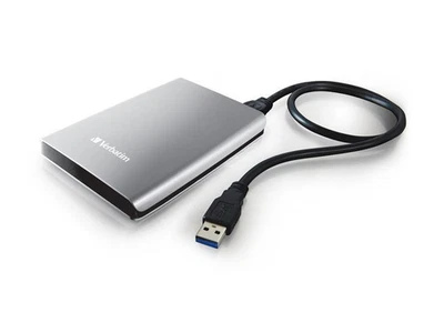 VERBATIM Externe USB 3.0 Festplatte Store 'n' Go, 1 TB, silber - Bild 1 von 4