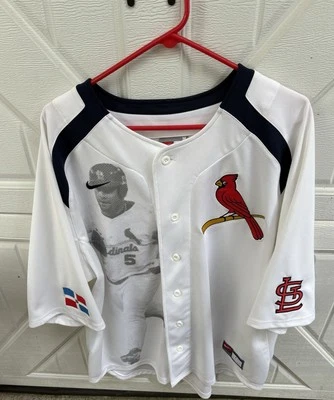 Camiseta deportiva mural vintage Nike Albert Pujols St. Louis Cardinals MLB #5 Y2K mediana Foto 1 de 4
