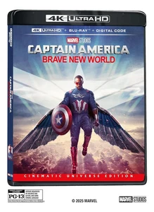 Captain America: Brave New World 2 Disc Ultra 4k Blu-ray Set w Slipcover - Imagen 1 de 3