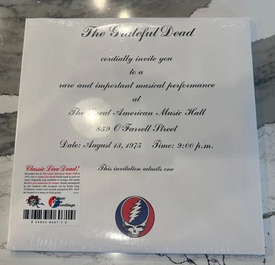 SEALED NEW Grateful Dead One From The Vault 3LP X Hype Sticker Reissued 2013 - Image 1 of 4