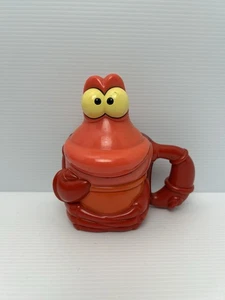 Vintage Disney's World on Ice LITTLE MERMAID SEBASTIAN 3D Plastic Figural Mug - Picture 1 of 7
