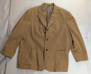 EDDIE BAUER Hombres Pana Blazer Abrigo Deportivo Chaqueta Informal Talla XXL 2X Marrón Caramelo - Imagen 1 de 11