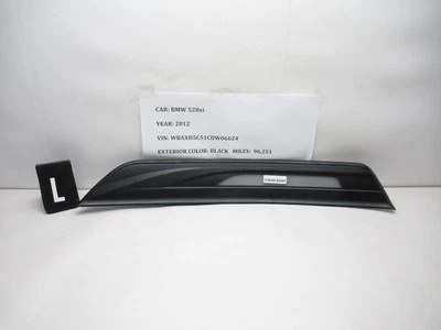 BMW 528i xDrive 2012-2016 umbral de puerta trasera izquierda placa de ajuste 57550913 OEM Foto 1 de 4
