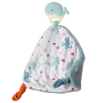 Mordedor calmante para bebé Chewy Crew Lovey, 10 pulgadas, ballena Foto 1 de 2