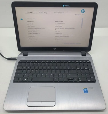 HP ProBook 450 G2 Laptop Intel i5-5200U 16GB RAM 750GB HDD NO OS (FL) - Image 1 of 4