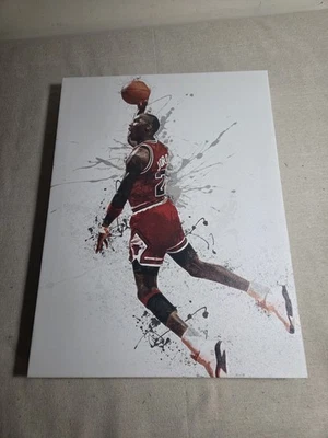 NBA Michael Jordan Printed Painting Hanging Rare - Image 1 of 4