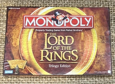 Monopoly The Lord Of The Rings Trilogy Edition Complete  - All Parts Sealed LOTR - Image 1 of 4