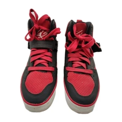 Air Jordan Flight 45 V Bred preto e vermelho - Tamanho 12 novo sem caixa - Imagem 1 de 4