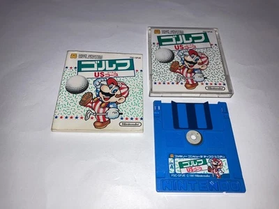Golf US Course with Manual Nintendo Famicom Disk system In Stock B Japan import - Image 1 of 4
