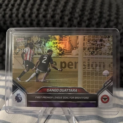 Dango Ouattara Gold Foil /50 First Premier League Goal For Brentford - Image 1 of 2
