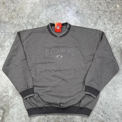 Tampa Bay Buccaneers Sudadera Para Hombre Extra Grande De Colección Cuello Redondo Jersey Deadstock Foto 1 de 4