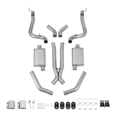 70501319-RHKR Hooker BlackHeart LS/LT intercambiable cabezal-escape trasero Foto 1 de 4