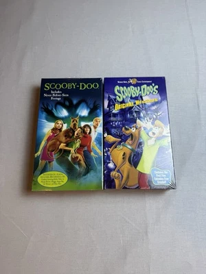 Scooby-Doo Movie VHS 2002 And Original Mysteries Halloween New Sealed!! - Image 1 of 4